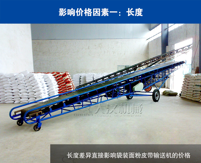 袋裝面粉皮帶輸送機