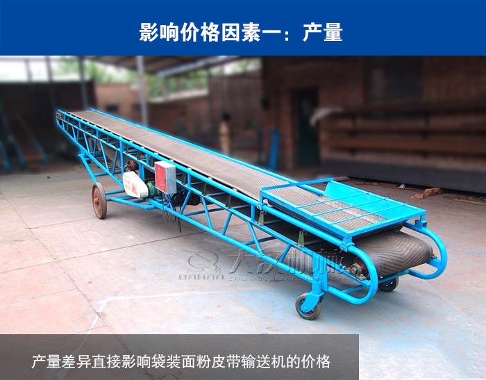 袋裝面粉皮帶輸送機