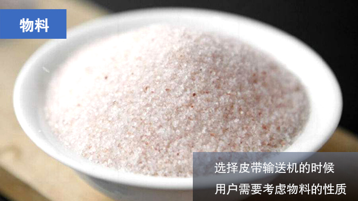 濕鹽皮帶輸送機物料