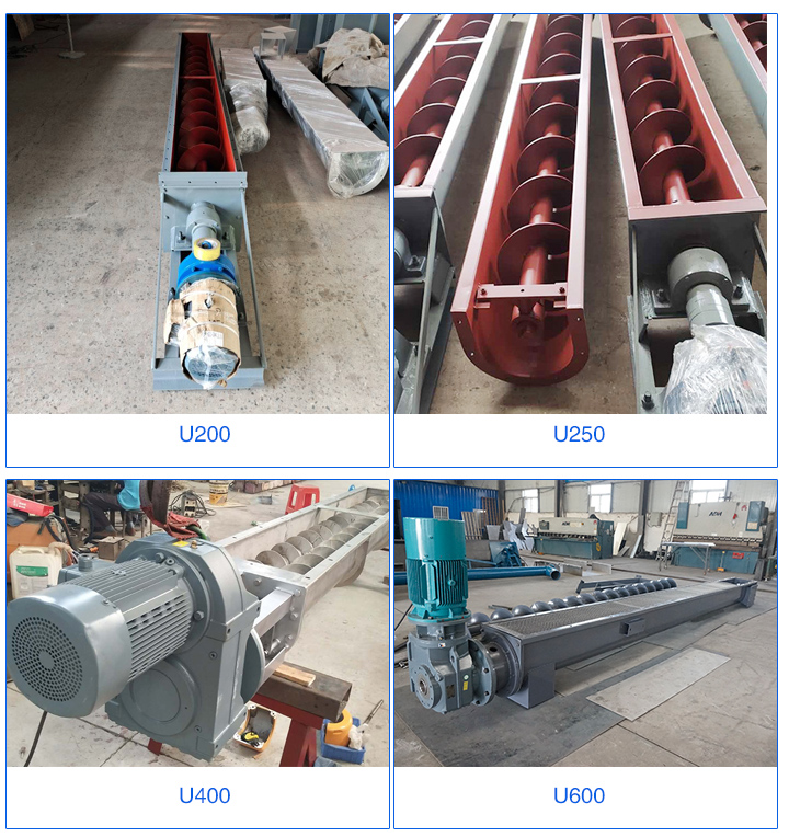 輸送量決定了螺旋輸送機型號的選擇，用戶所需輸送物料的產(chǎn)量越大，選擇的螺旋給料機型號也就越大