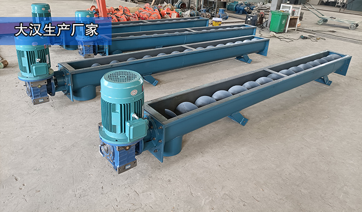 大漢廠家會根據客戶的輸送需求推薦合適的水平無軸螺旋輸送機